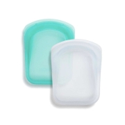 Stasher Stasher Pocket (2) Set van 2 hersluitbare, lekvrije silicone zakjes